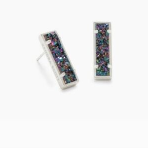 Kendra Scott Lady Multicolor Drusy Bar Earrings